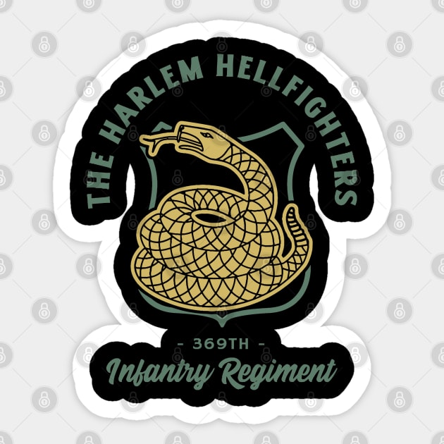 The Harlem Hellfighters - WW1 Infantry Regiment Sticker by Distant War